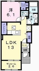 ピュール・ロジュマンIIの物件間取画像